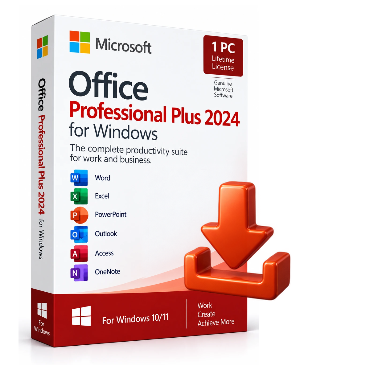 MS Office Download | Office Professional Plus 2024, Key and Link by Email